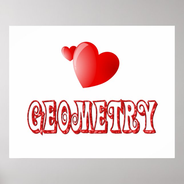 Love for Geometry Poster (Front)