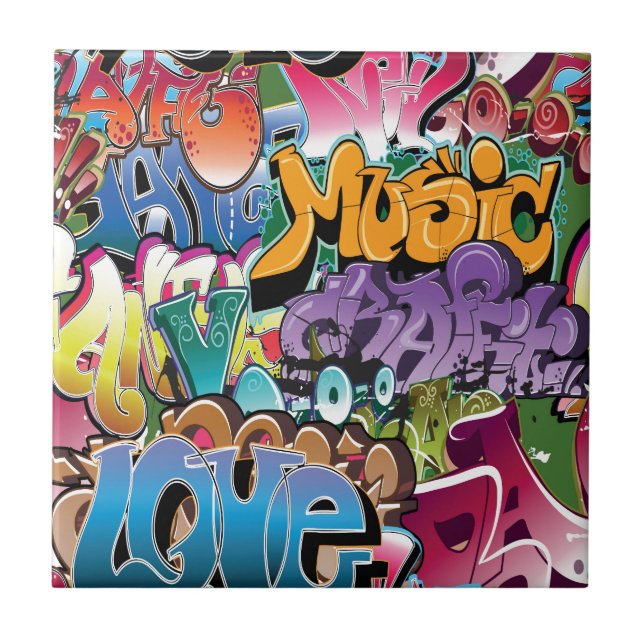 Love for Graffiti Tile (Front)