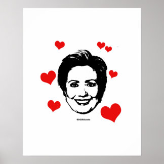 Love for Hillary Poster