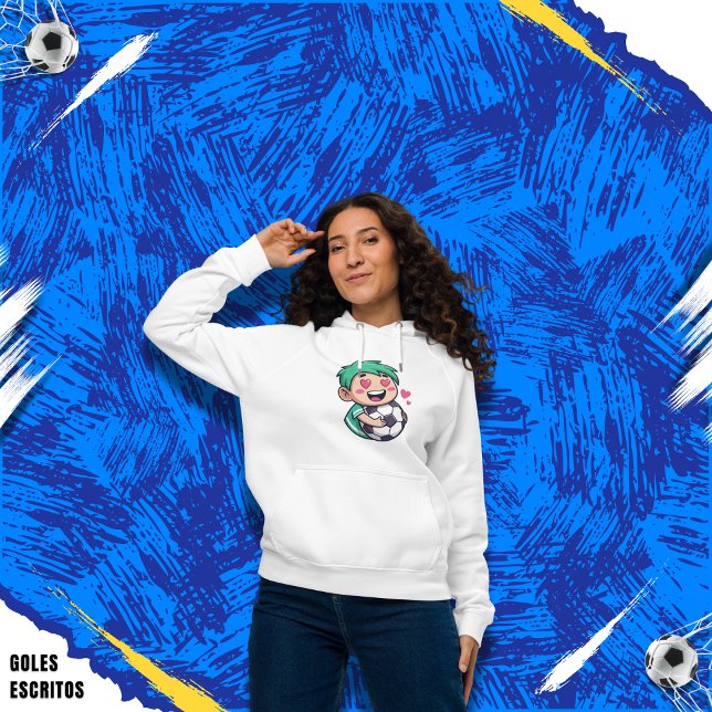 Love for soccer kawaii anime design hoodie (Creator Uploaded)
