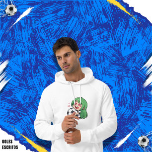 Love for soccer kawaii anime design hoodie