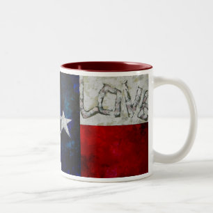 Love for Texas Two-Tone Coffee Mug