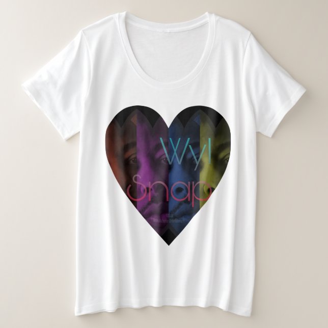 Love for Wyl Snap Plus Size T-Shirt (Design Front)