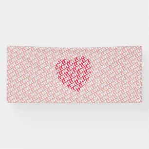 Love Forever Photo Backdrop Banner