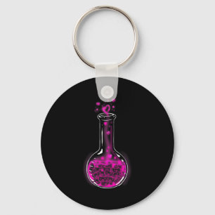 Love Formula Cats Lovers Cat Lab Lady Valentines  Key Ring