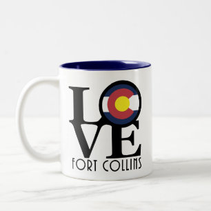 LOVE Fort Collins 11oz Two-Tone Coffee Mug
