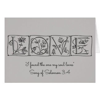 Love~Found the one my Soul Loves~Scripture~Wedding