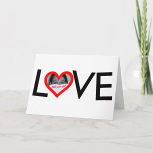 LOVE frame card