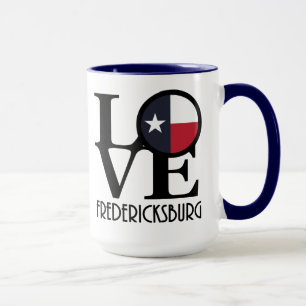 LOVE Fredricksburg Texas 15oz Mug