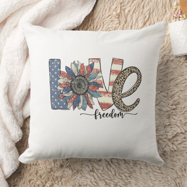 Love Freedom Cushion (Blanket)