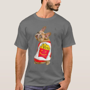 Love French Bulldog Frenchie Mom Dad Dog Puppy Pet T-Shirt
