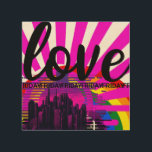 LOVE FRIDAY pop art Wall Art Decor<br><div class="desc">LOVE FRIDAY pop art Wall Art Decor .Perfect for your home office .Beautiful bright chic and happy making.Getting to the weekend.Hot pink rainbow and black colours.</div>