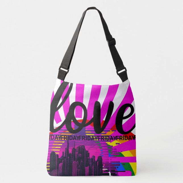 LOVE Friday sunshine city Crossbody Bag (Front)