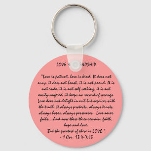 Love & Friendship Key Ring