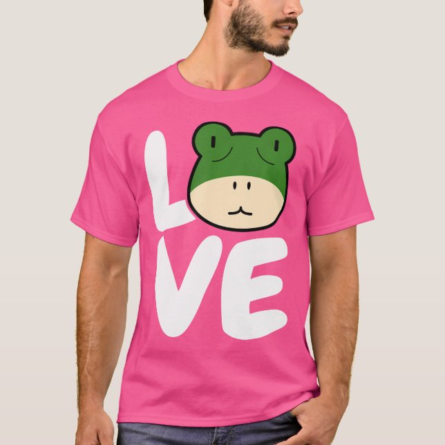 Love Frogs Frog Lover Cool Frog T-Shirt (Front)