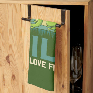 Love Frogs Kitchen Towel