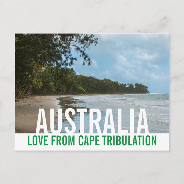 Love From Australia Queensland Cape Tribulation Postcard (Front)