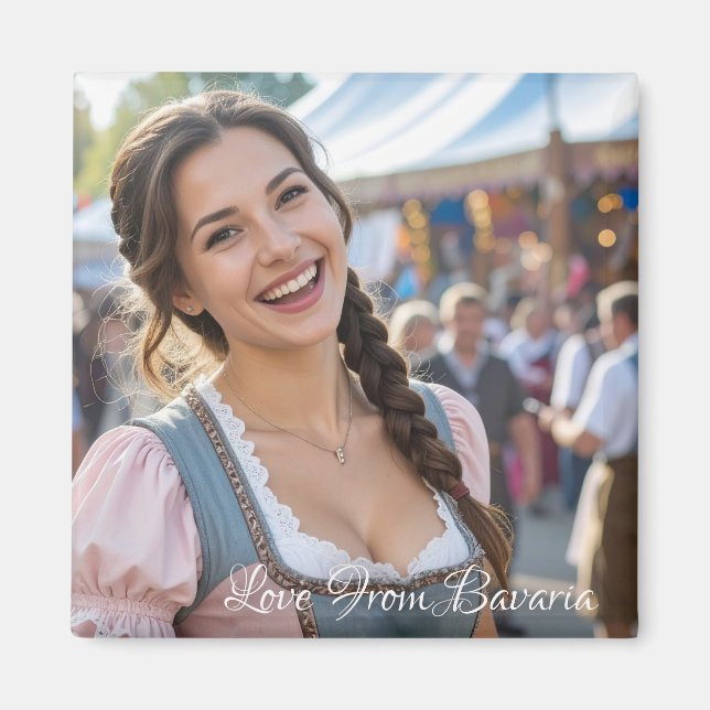 LOVE FROM BAVARIA MAGNET (Front)