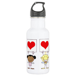 Love from Different Nationalities 532 Ml Water Bottle