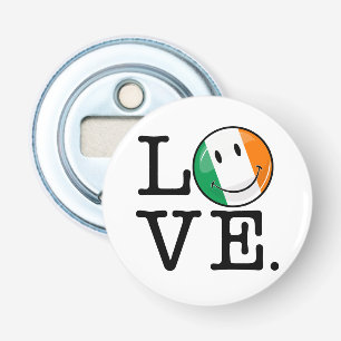 Love From Ireland Smiling Flag Bottle Opener