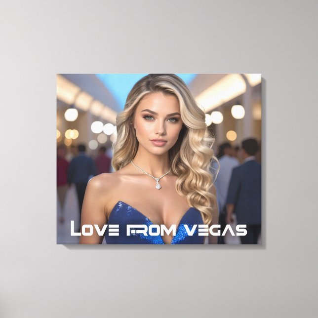 LOVE FROM VEGAS CANVAS PRINT (Front)