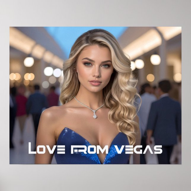 LOVE FROM VEGAS POSTER (Front)
