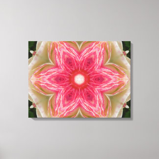 Love from Within Flower Mandala Canvas Print