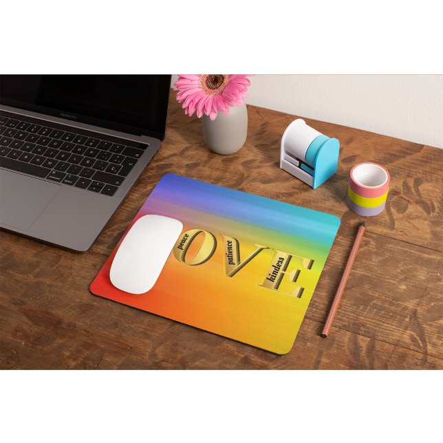 LOVE-Fruits of God's Spirit Christain Faith Mouse Pad (Creator Uploaded)