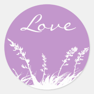 Love Garden Silhouette Envelope Sticker Seal