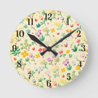 Love Garden Spring Flowers & Hearts 