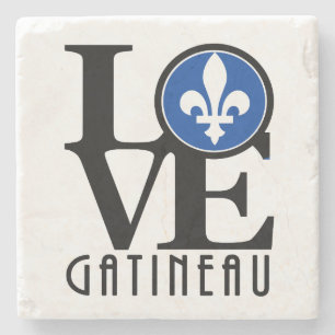 LOVE Gatineau Stone Coaster