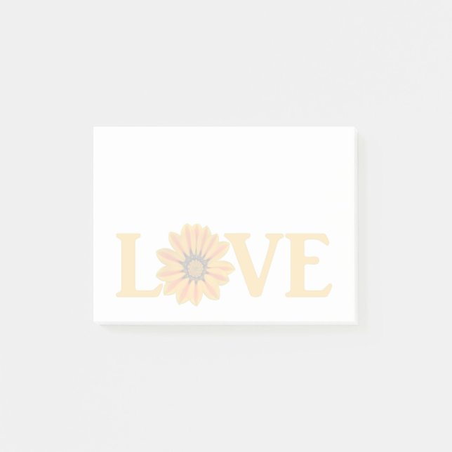 Love Gazania Post-it Notes (Front)