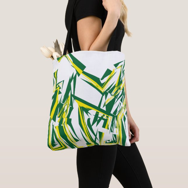 LOVE GEOMESKY ANIMALS gorilla BY MASANSER Tote Bag (Close Up)