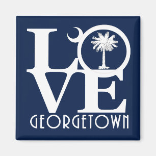 LOVE Georgetown SC Magnet