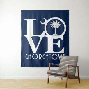 LOVE Georgetown South Carolina Tapestry