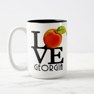 LOVE Georgia 15oz Two-Tone Coffee Mug