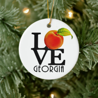 LOVE Georgia Ceramic Tree Decoration