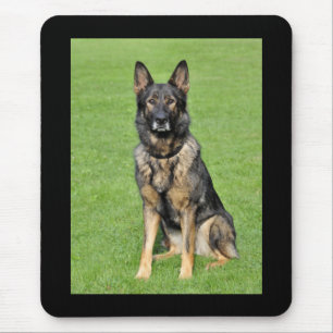 Love German Shepherd Puppy Dog Mousepad