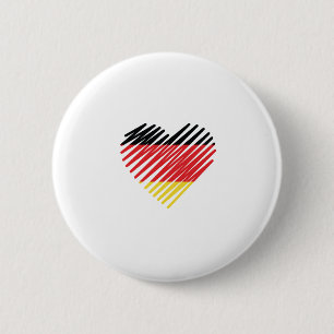 Love Germany Pride 6 Cm Round Badge