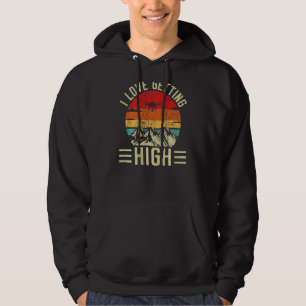 Love Getting High Remote Pilot Quadcopter Retro Ar Hoodie