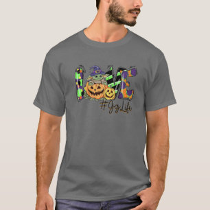 Love Gg Life Pumpkin Halloween T-Shirt