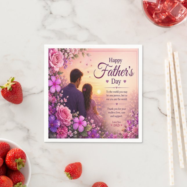 LOVE GIFT FOR DAD NAPKIN (Insitu)