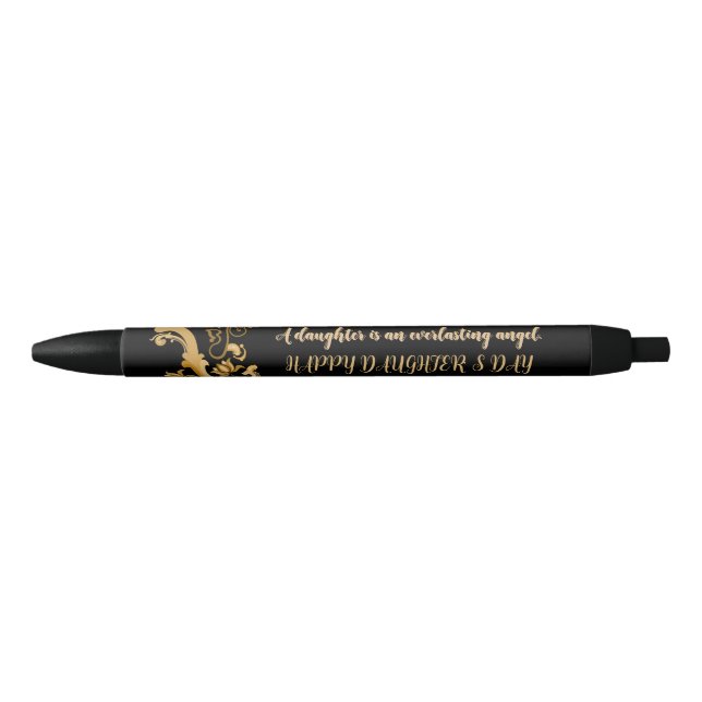 LOVE GIFT FOR DAUGHTER'S DAY BLACK INK PEN (Front)
