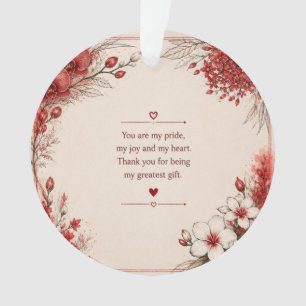 LOVE GIFT FOR DAUGHTER'S DAY ORNAMENT