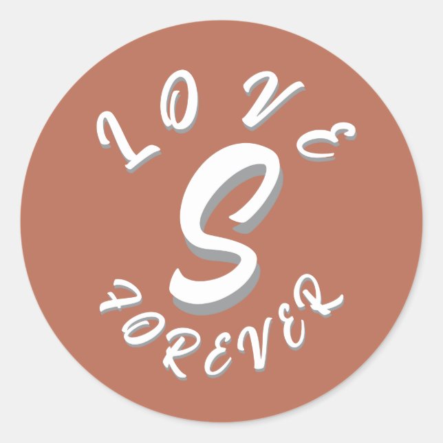 LOVE GIFT HUSBAND WIFE GIRLFRIEND BOYFRIEND FRIEND CLASSIC ROUND STICKER (Front)