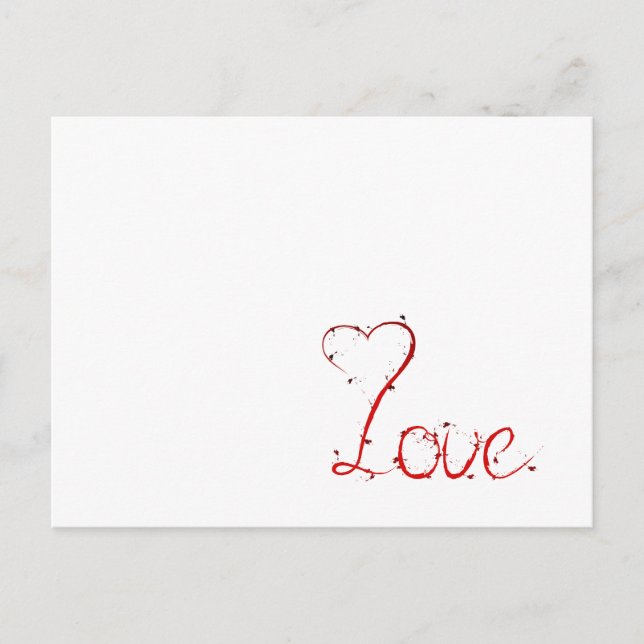 Love gifts postcard (Front)