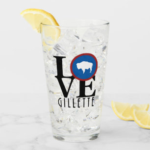 LOVE Gillette Wyoming Glass