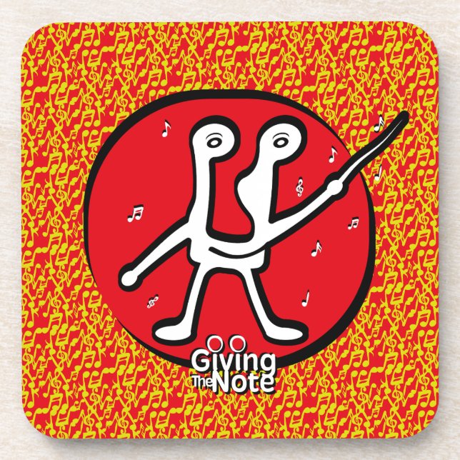 LOVE GIVING THE MUSICAL NOTE BY MASANSER COASTER (Front)