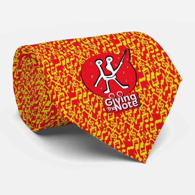 LOVE GIVING THE MUSICAL NOTE BY MASANSER TIE (Rolled)