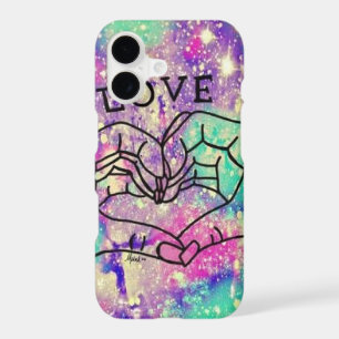 Love glitter background